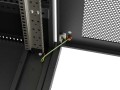 LANBERG SZAFA INSTALACYJNA RACK STOJĄCA 19" 24U 600X600 CZARNA DRZWI PERFOROWANE LCD (FLAT PACK) V2 - 2937693