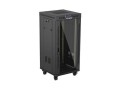 LANBERG SZAFA INSTALACYJNA RACK STOJĄCA 19" 24U 600X600 CZARNA DRZWI PRZESZKLONE LCD (FLAT PACK) V2 - 2937680
