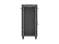 LANBERG SZAFA INSTALACYJNA RACK STOJĄCA 19" 24U 600X600 CZARNA DRZWI PRZESZKLONE LCD (FLAT PACK) V2 - 2937685