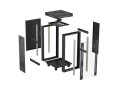 LANBERG SZAFA INSTALACYJNA RACK STOJĄCA 19" 24U 600X600 CZARNA DRZWI PRZESZKLONE LCD (FLAT PACK) V2 - 2937684