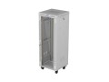 LANBERG SZAFA INSTALACYJNA RACK STOJĄCA 19" 32U 600X600 SZARA DRZWI PRZESZKLONE LCD (FLAT PACK) V2 - 2937741