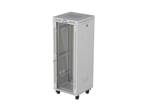 LANBERG SZAFA INSTALACYJNA RACK STOJĄCA 19" 32U 600X600 SZARA DRZWI PRZESZKLONE LCD (FLAT PACK) V2 - 2937741