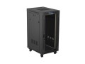 LANBERG SZAFA INSTALACYJNA RACK STOJĄCA 19" 24U 600X800 CZARNA DRZWI PRZESZKLONE LCD (FLAT PACK) V2 - 2937736