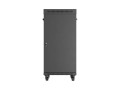 LANBERG SZAFA INSTALACYJNA RACK STOJĄCA 19" 24U 600X800 CZARNA DRZWI PRZESZKLONE LCD (FLAT PACK) V2 - 2937739