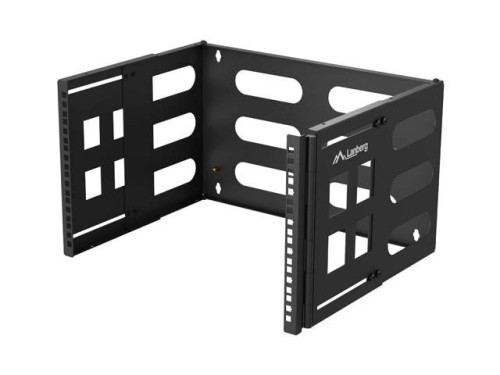 LANBERG UCHWYT ŚCIENNY RACK 19' 6U 497X400/240 CZARNY - 2937384