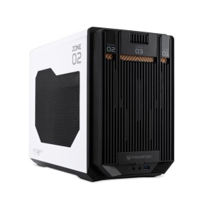 Acer Predator MI900 - Mini-ITX - Panel boczny z okienkiem - bez zasilacza - biały - USB/Audio