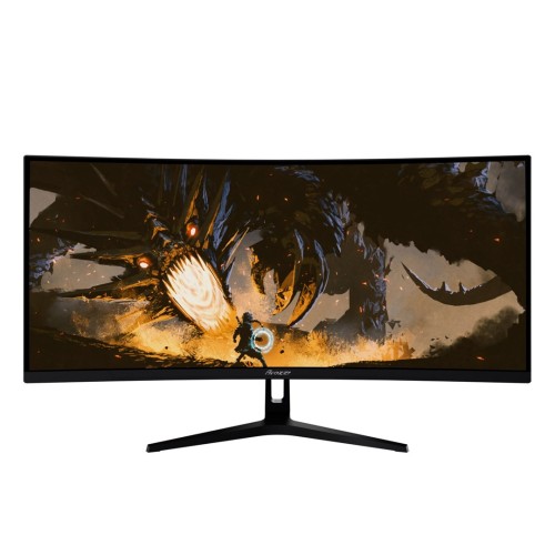 Arozzi Nova 34” Curved monitor komputerowy 86,4 cm (34") 3440 x 1440 px 4K Ultra HD LED Czarny - 2931529