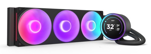 NZXT Kraken Elite 420 RGB Procesor Chłodnica cieczy all-in-one 14 cm Czarny 1 szt. - 2924530