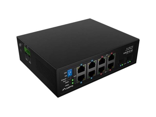 SWITCH LANBERG ILGE-8P-2S-120 LIGHT INDUSTRIAL POE 4XBT 4XAT 2XSFP DIN GIGABIT ETHERNET - 2927291