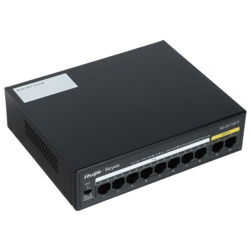 Switch PoE RG-ES110F-P 8-portowy Reyee - 2927384