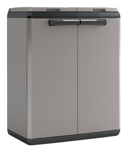 Keter Split Basic 220 l Prostokątny Plastik Szary - 2936675