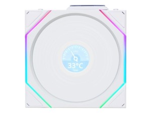 Lian Li Uni Fan TL LCD Obudowa komputera, Procesor Wentylator 14 cm Biały 1 szt.