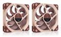 Noctua NF-A12X25 G2 PWM SX2-PP system chłodzenia komputerów Obudowa komputera Wentylator 12 cm Beżowy 2 szt. - 2924302