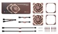 Noctua NF-A12X25 G2 PWM SX2-PP system chłodzenia komputerów Obudowa komputera Wentylator 12 cm Beżowy 2 szt. - 2924303