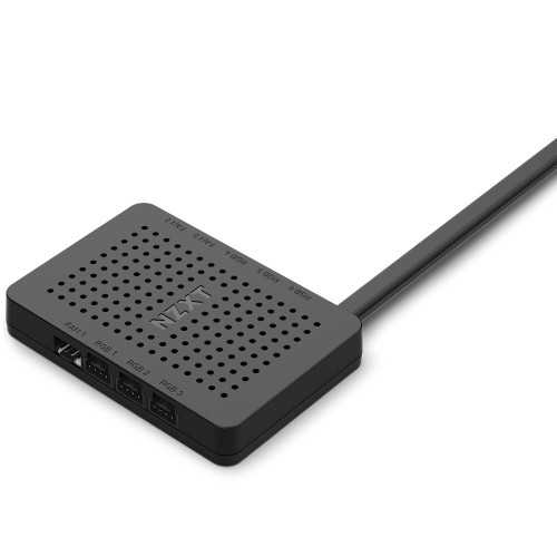 NZXT AC-CRFR0-B1 regulator prędkości wentylatora 9 kan. Czarny - 2924557