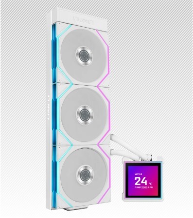 Lian Li HydroShift II LCD-S 360 TL Procesor Zestaw do chłodzenia płynami 12 cm 1 szt. - 2923877