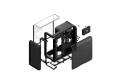 HYTE X50 MID TOWER CASE PITCH BLACK - 2932725