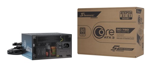 Seasonic CORE GC-750 ATX 3.1 moduł zasilaczy 750 W 20+4 pin ATX Czarny - 2941656