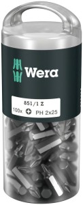 Wera 851/1 Z DIY 100 SiS końcówka wkrętakowa 100 szt.