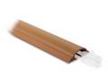 DeLOCK Samoprzylepna listwa kablowa 50 x 13 mm - długość 1 m, wygląd drewna - 2926079