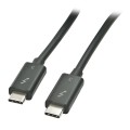 Lindy 41555 kabel USB USB 3.2 Gen 1 (3.1 Gen 1) 0,5 m USB C Czarny - 2925913