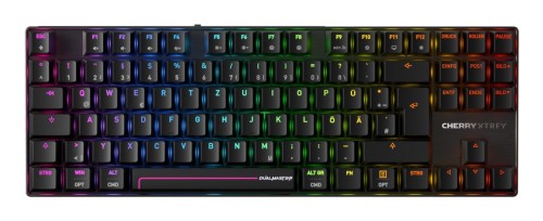 CHERRY MX 8.2 Pro TMR Wireless klawiatura Gaming USB + RF Wireless + Bluetooth QWERTZ Niemiecki Czarny - 2934649