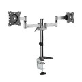 LogiLink BP0077 uchwyt / stojak do monitorów 68,6 cm (27") Biurko Czarny, Stal nierdzewna - 2940550