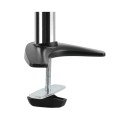 LogiLink BP0077 uchwyt / stojak do monitorów 68,6 cm (27") Biurko Czarny, Stal nierdzewna - 2940551