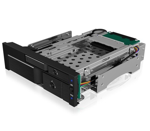 ICY BOX IB-173SSK 13,3 cm (5.25") Taca napędu pamięci masowej Czarny - 2925003