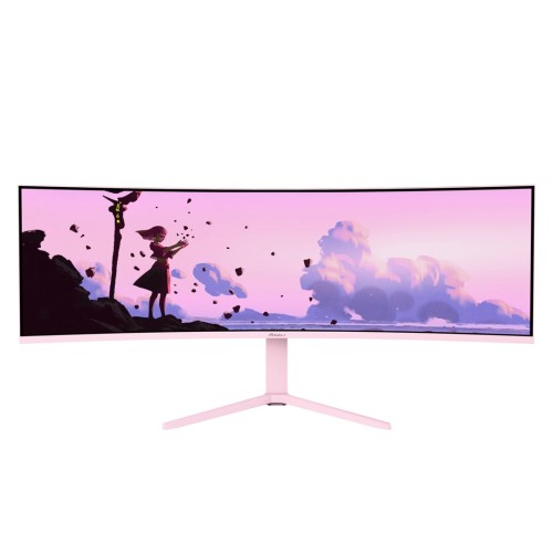 Arozzi Nova 49” Curved monitor komputerowy 124,5 cm (49") 5120 x 1440 px Dual QHD LED Różowy - 2931814