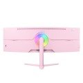 Arozzi Nova 49” Curved monitor komputerowy 124,5 cm (49") 5120 x 1440 px Dual QHD LED Różowy - 2931806