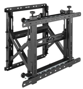 Equip 650352 uchwyt / stojak do monitorów 177,8 cm (70") Ściana Czarny
