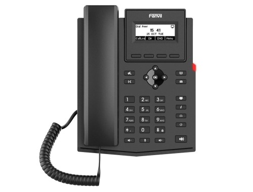 Fanvil X301W telefon VoIP Czarny 2 linii LCD Wi-Fi - 2940985