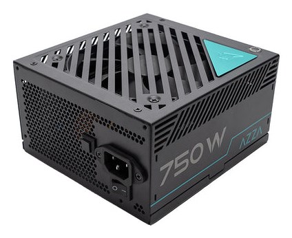 Azza PSAZ-750G moduł zasilaczy 750 W 20+4 pin ATX ATX Czarny - 2941637