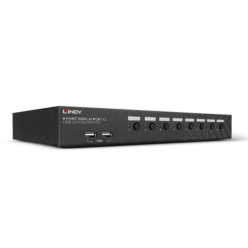 Lindy 39540 przełącznik KVM Możliwości montowania w stelażu Czarny - 2927378