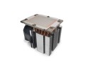 Inter-Tech J-12 Procesor Chłodnica powietrza 8 cm Czarny, Srebrny 1 szt. - 2924120