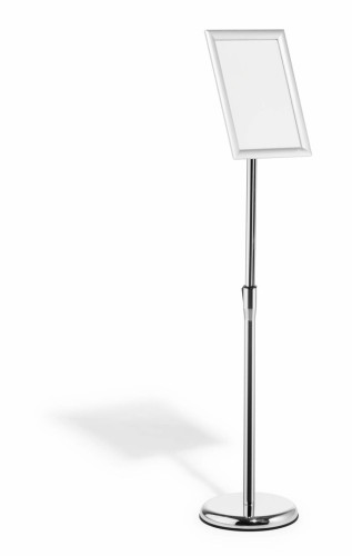 Durable 479823 Uchwyt na znak i stojak informacyjny A4 Aluminium, Plastik, Stal Srebrny - 2923848