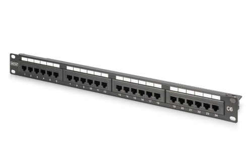 Digitus Patch panel CAT 6, klasa E, nieekranowany - 2937424