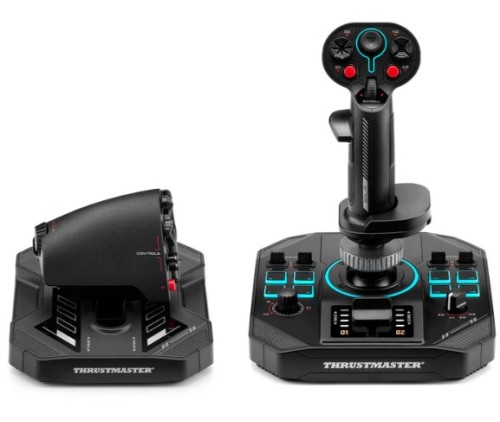 Thrustmaster Sol-R 4 HOTAS Czarny USB Joystick + dźwignia sterowania silnikiem Analogowa/Cyfrowa PC - 2925357