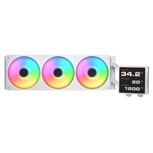 COUGAR CGR-PSDVPRGB-W-360 Procesor Chłodnica cieczy all-in-one 12 cm Biały