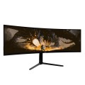 Arozzi Nova 49” Curved monitor komputerowy 124,5 cm (49") 5120 x 1440 px Dual QHD LED Czarny - 2931759