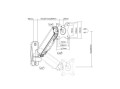 Equip 650136 uchwyt / stojak do monitorów 81,3 cm (32") Ściana Czarny - 2940405