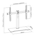 Equip 650601 uchwyt do telewizorów 139,7 cm (55") Czarny - 2940162