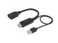 Equip 119039 adapter kablowy 0,15 m HDMI Typu A (Standard) DisplayPort Czarny - 2926342