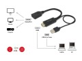 Equip 119039 adapter kablowy 0,15 m HDMI Typu A (Standard) DisplayPort Czarny - 2926347