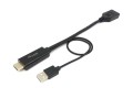 Equip 119039 adapter kablowy 0,15 m HDMI Typu A (Standard) DisplayPort Czarny - 2926343