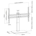Equip 650612 uchwyt do telewizorów 177,8 cm (70") Czarny - 2940326