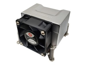 Inter-Tech Q-5 Procesor Radiator 6 cm Czarny, Srebrny 1 szt.