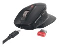 CHERRY Stream desktop ultimate klawiatura Dołączona myszka Dom/Biuro USB + RF Wireless + Bluetooth QWERTZ Niemiecki Czarny - 2934625