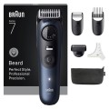 Braun BeardTrimmer 7 BT7520 Bateria 40 2 cm Mokry & Suchy Czarny, Niebieski - 2919046